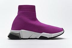 Balenciaga Speed Clear Sole Sneaker Fuchsia White - Image 6