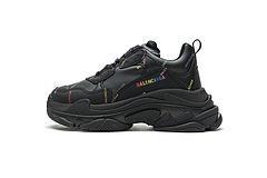 524039 W2FA1 1210 Balenciaga Triple S Letter Colorful