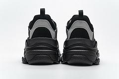 483546 W06F1 0841 Balenciaga Triple S Black Grey Silver - Image 6