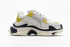 483513 W06E2 6890 Balenciaga Triple S White Yellow - Image 8