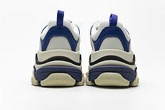 490672 W09O5 1005 Balenciaga Triple S Black Blue Violet - Image 9