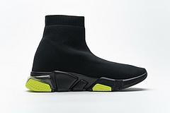 Balenciaga Speed Clear Sole Sneaker Black Yellow Fluo - Image 2