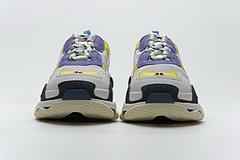 541624 W06E2 7282 Balenciaga Triple S Black Grey Blue - Image 6