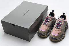 490672 W09O5 1036 Balenciaga Triple S Grey Pink - Image 7