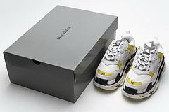 483513 W06E2 6890 Balenciaga Triple S White Yellow - Image 7