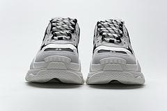 584088 W06E2 1769 Balenciaga Triple S Black Grey - Image 3