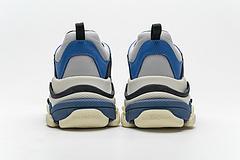 541624 W06E2 7080 Balenciaga Triple S Black Grey Blue - Image 12