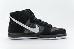 BQ6826-001 Nike SB Dunk High Pro Camo Black - Image 7