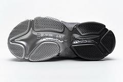 483546 W06F1 0841 Balenciaga Triple S Black Grey Silver - Image 3