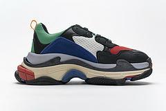 490672 W09O5 1068 Balenciaga Triple S Green Red - Image 9