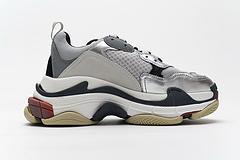 541624 W06E2 7320 Balenciaga Triple S Grey Silver - Image 9