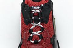 483513 W06E1 1006 Balenciaga Triple S Black Red Grey - Image 9