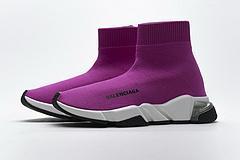 Balenciaga Speed Clear Sole Sneaker Fuchsia White - Image 9