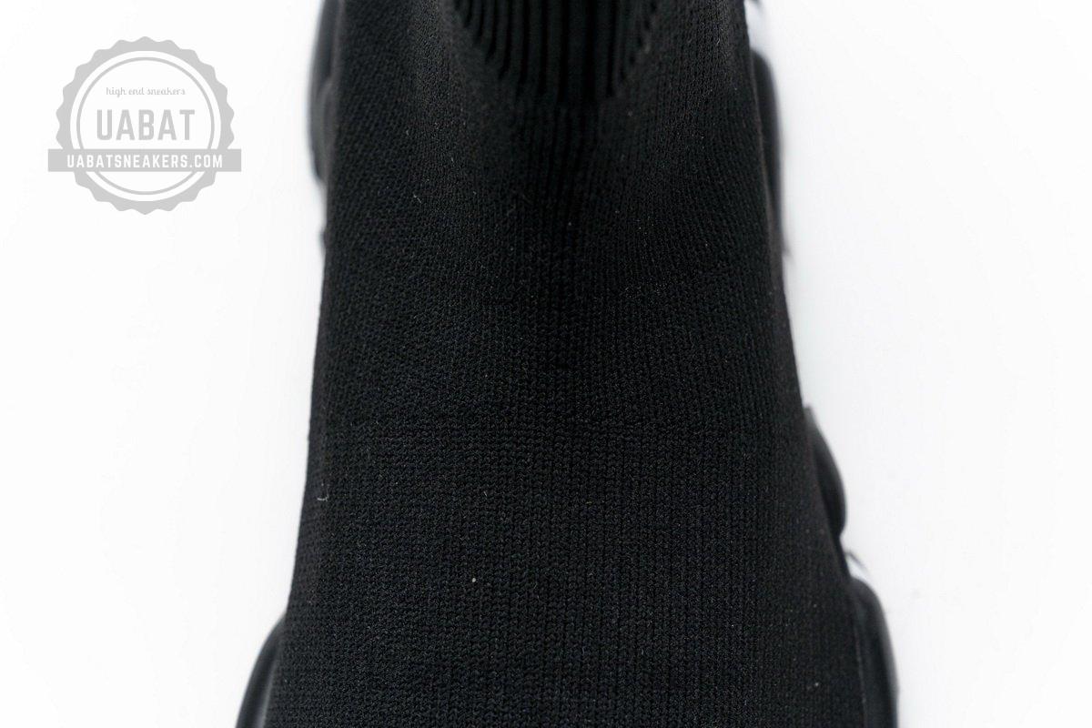 Balenciaga Stretch Mesh High Top Sneaker All Black - Image 14