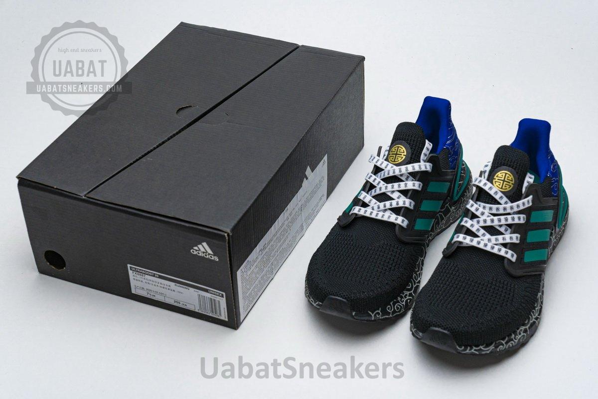 FX8887 adidas Ultra BOOST 20 CONSORTIUM Black Glory Green Real Boost - Image 3