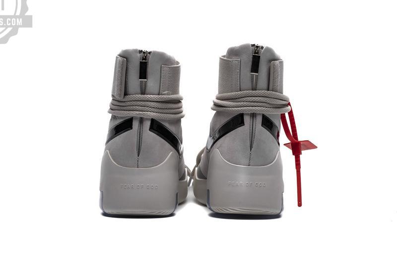 Fear of God x Nike Air Shoot Around "Light Bone" AT9915-002 - Image 5
