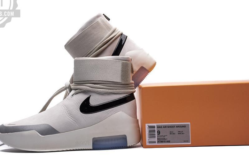 Fear of God x Nike Air Shoot Around "Light Bone" AT9915-002 - Image 3
