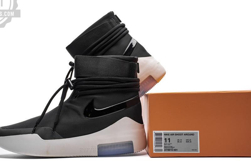 Fear of God x Nike Air Shoot Around "Black" AT9915-001 - Image 4