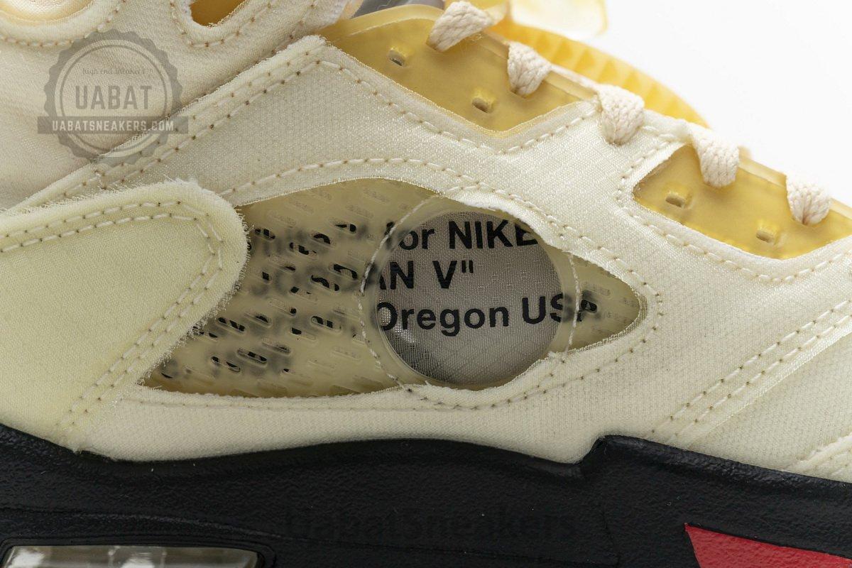 DH8565-100 OFF White x Air Jordan 5 Retro SP Sail - Image 15