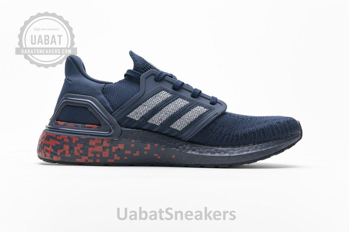FY3451 adidas Ultra BOOST 20 CONSORTIUM Dark Blue Red Real Boost - Image 14