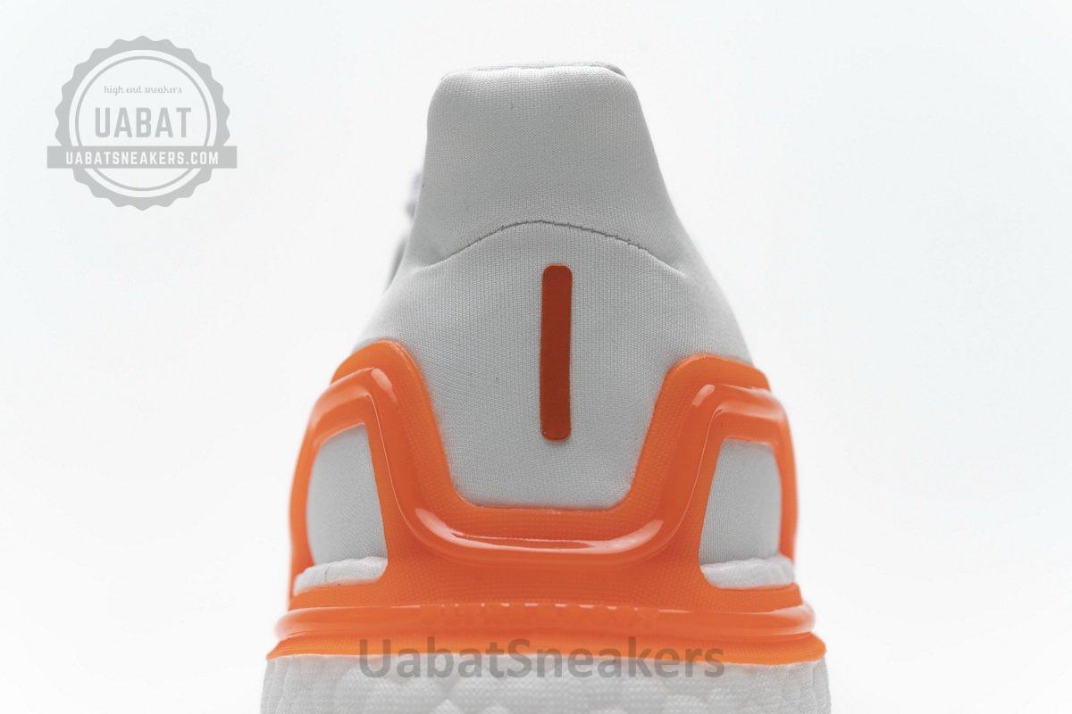 EG0768 adidas Ultra BOOST 20 Primeblue White Blue Orange - Image 8