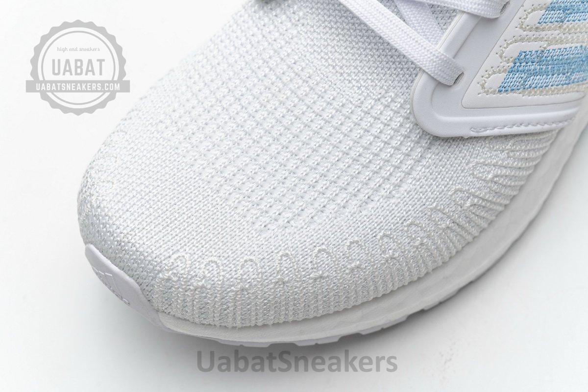 EG0768 adidas Ultra BOOST 20 Primeblue White Blue Orange - Image 11