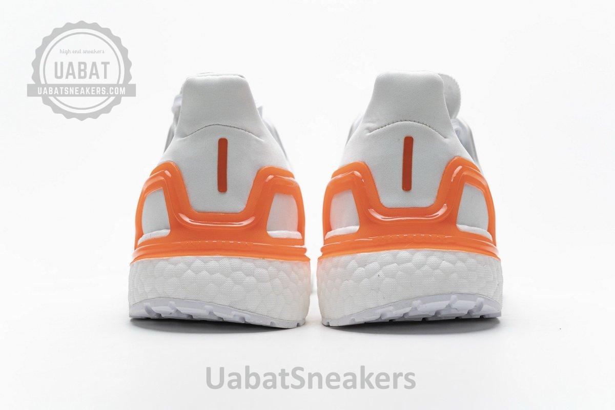 EG0768 adidas Ultra BOOST 20 Primeblue White Blue Orange - Image 7