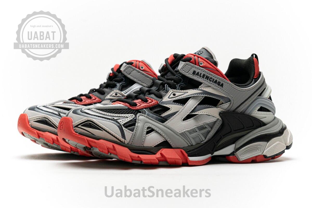 GT Batch Balanciaga Track Black Grey Red - Image 5