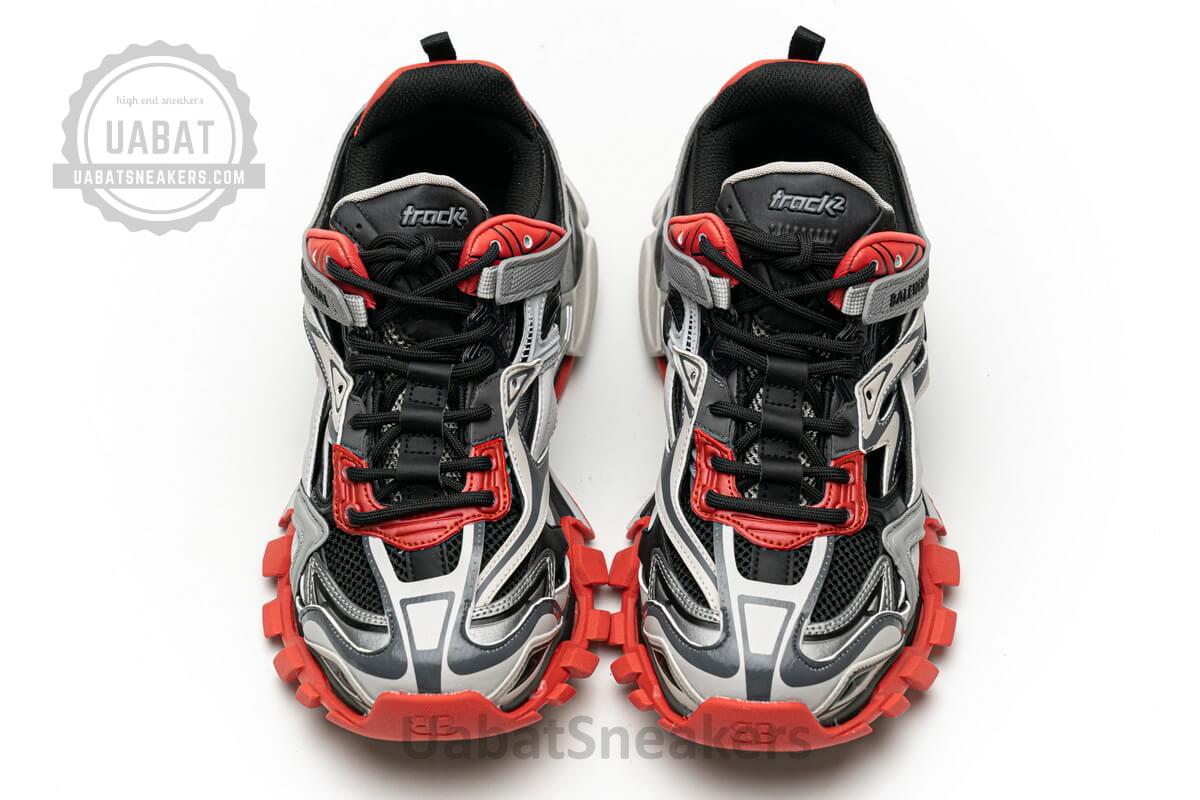 GT Batch Balanciaga Track Black Grey Red - Image 4