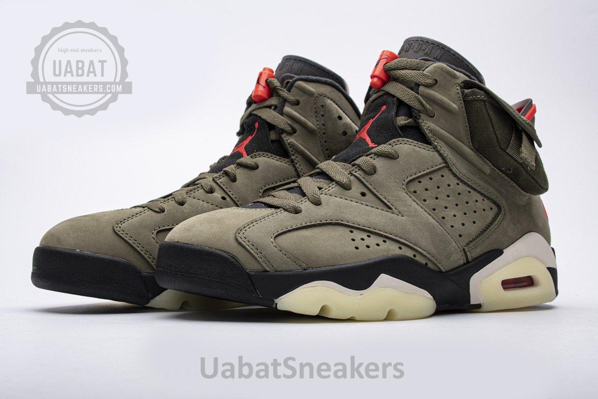 Travis Scott X Air Jordan 6 “Medium Olive" - Image 2