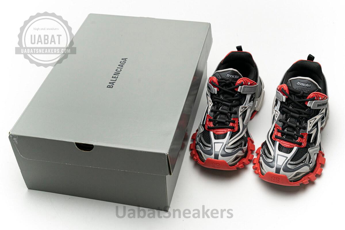 GT Batch Balanciaga Track Black Grey Red - Image 3