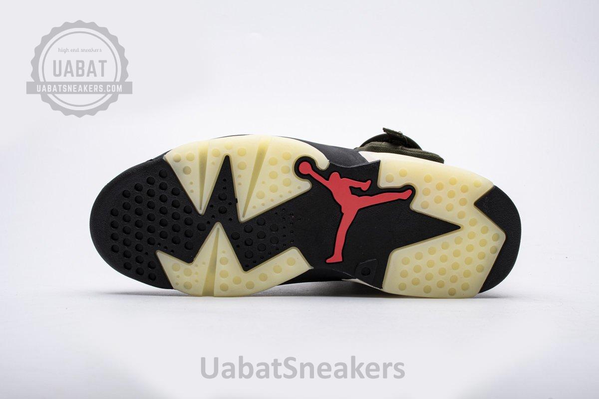 Travis Scott X Air Jordan 6 “Medium Olive" - Image 6