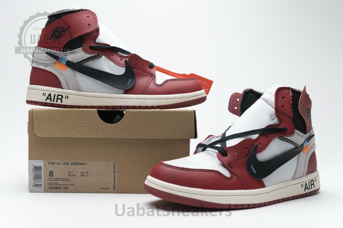 Latest Version Jordan 1 Retro High Off-White Chicago - Image 2