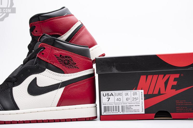 Air Jordan 1 High OG“Bred Toe” - Image 2
