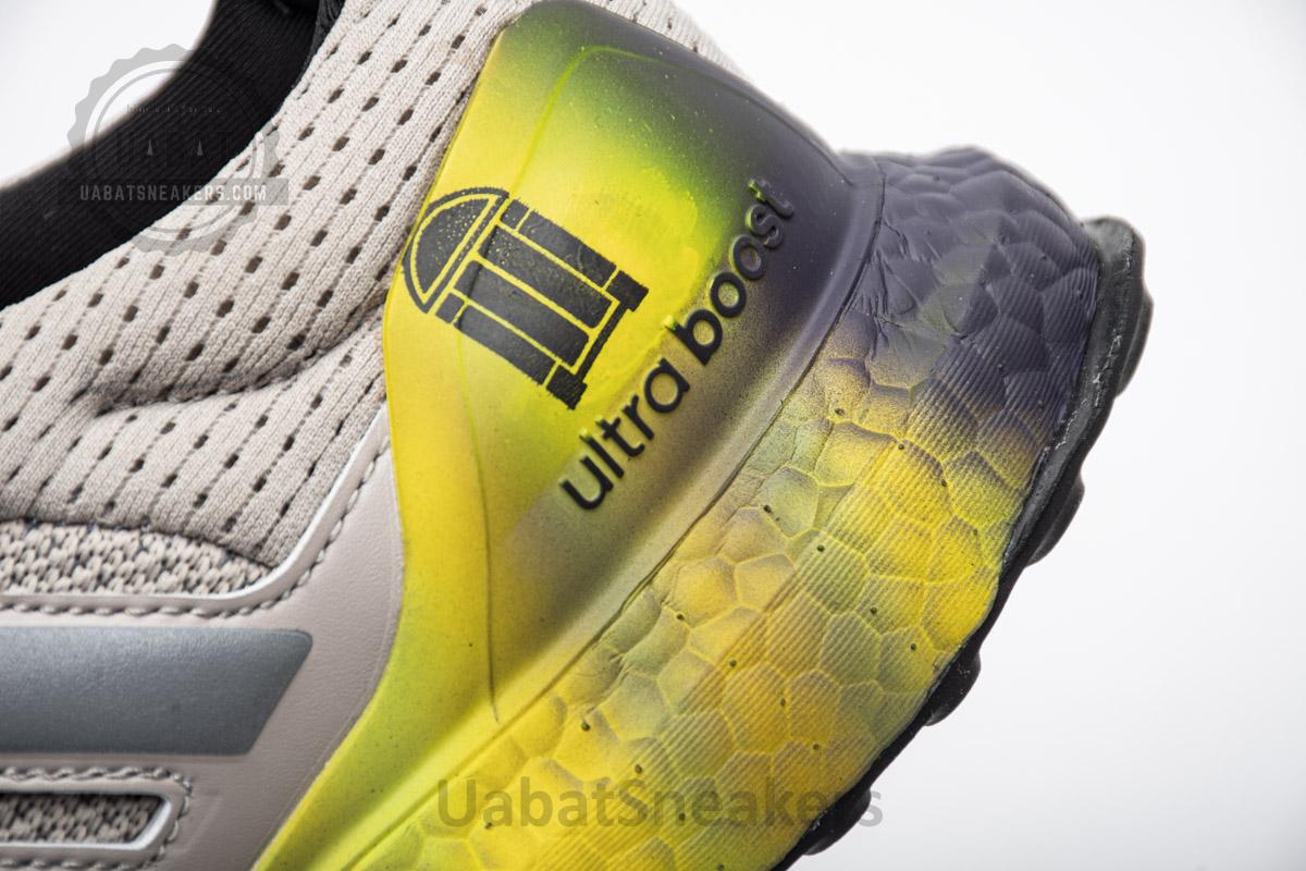 Adidas Ultra Boost 2.0 Real Boost Shanghai Grey Yellow - Image 6