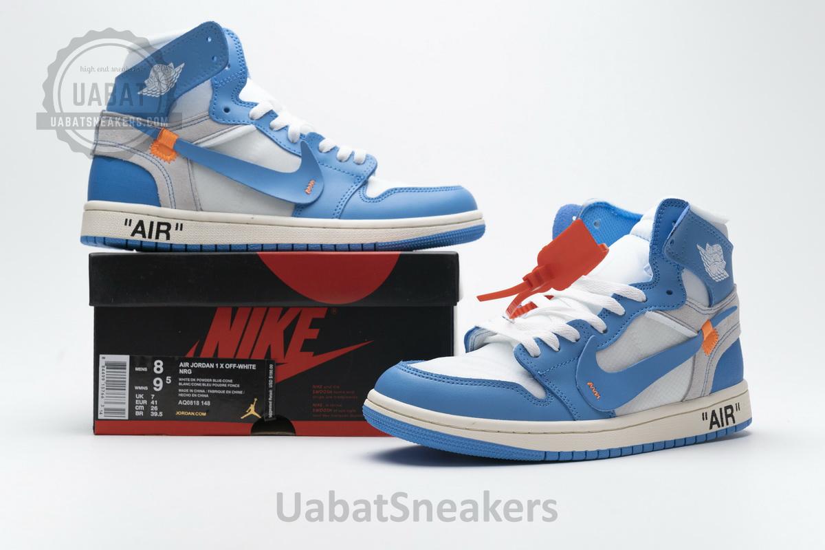 Jordan 1 Retro High Off-White University Blue Update Lace - Image 2