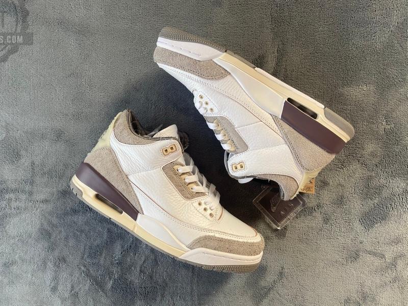 A Ma Maniere x Air Jordan 3 Retro SP Medium Grey - Image 3