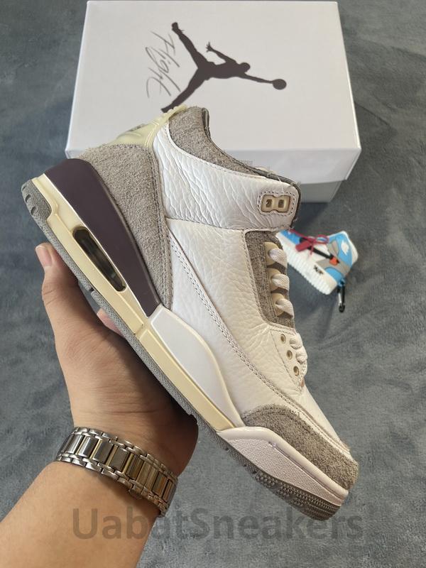 A Ma Maniere x Air Jordan 3 Retro SP Medium Grey - Image 4