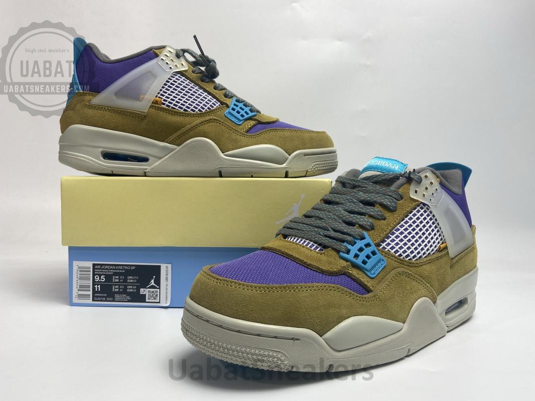 Union LA x Air Jordan 4 Retro SP Desert Moss - Image 2