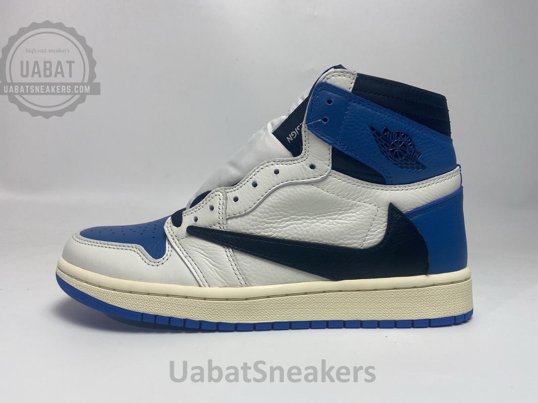Fragment x Travis Scott x Air Jordan 1 High OG Military - Image 3