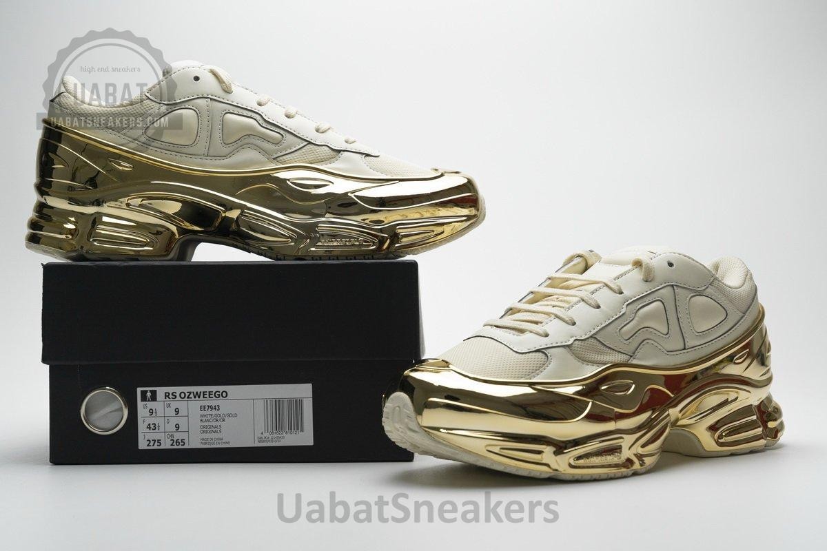EE7943 adidas X Raf Simons Ozweego White Gold Metallic - Image 6
