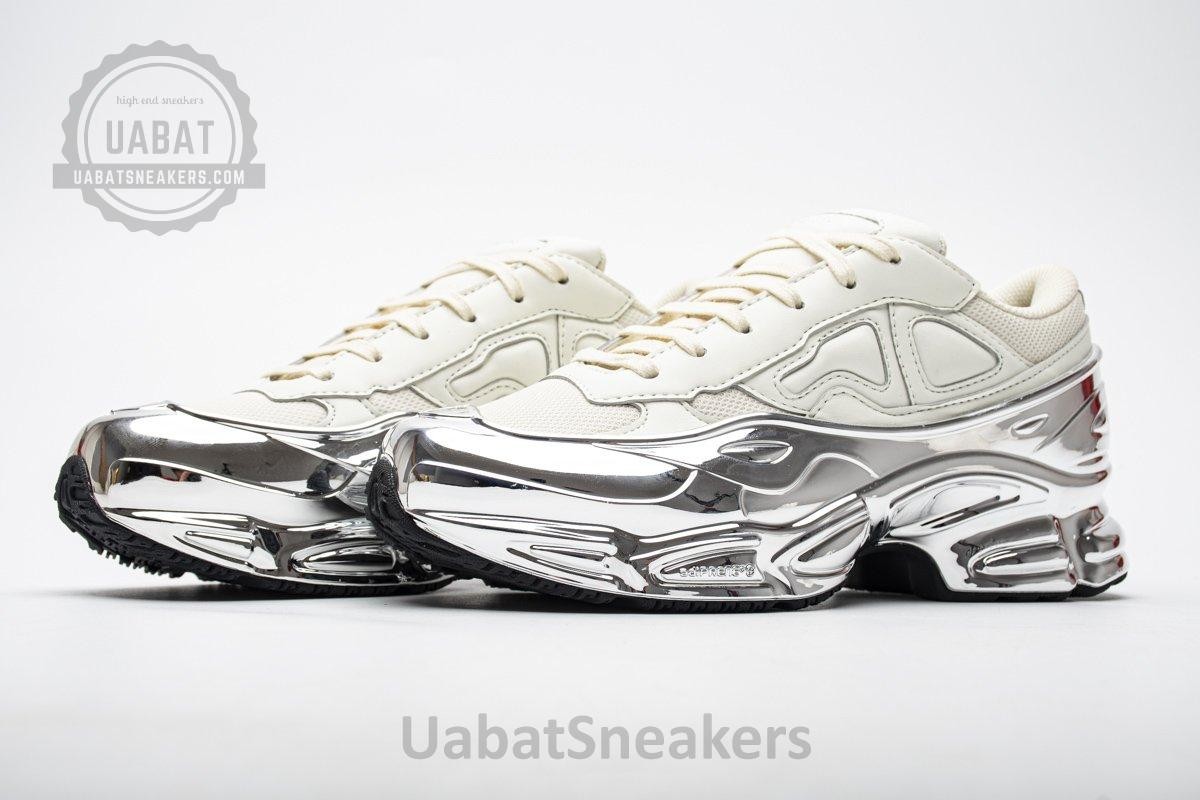 EE7945 adidas X Raf Simons Ozweego Cream White Silver Metallic - Image 3