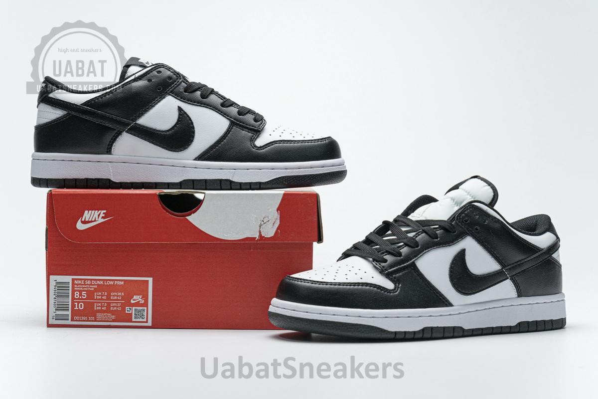 Nike Dunk Low Retro White Black - Image 2