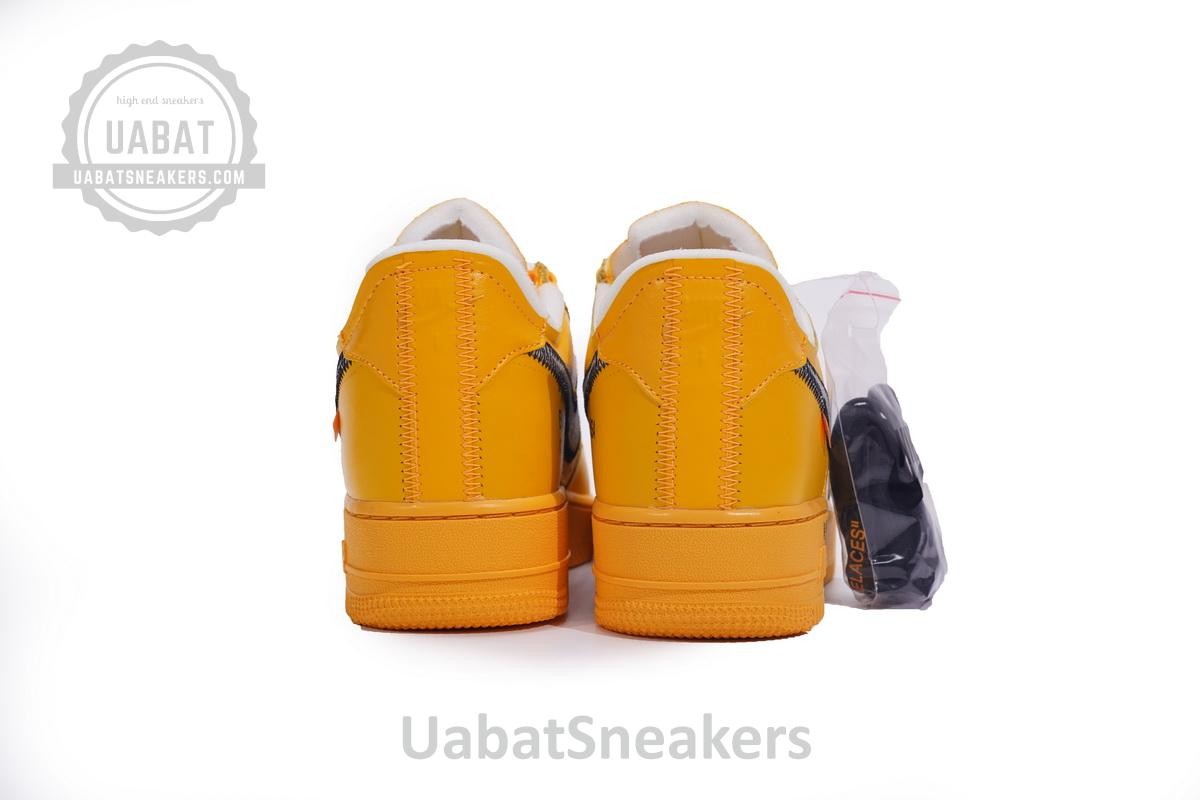 Off-White x Nike Air Force 1 Low University Gold - Image 4