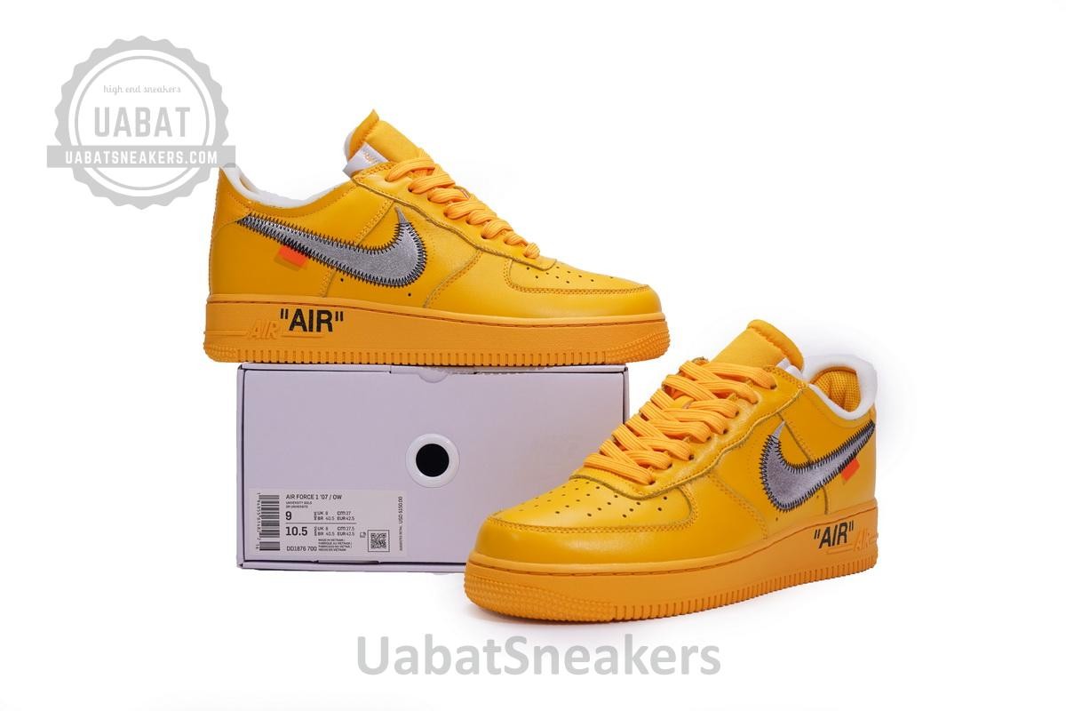 Off-White x Nike Air Force 1 Low University Gold - Image 2