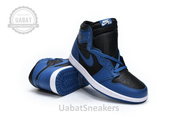 555088-404 Air Jordan 1 High OG Dark Marina Blue - Image 3