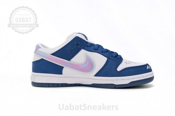 Born x Raised x Nike SB Dunk Low Blue White - Image 2