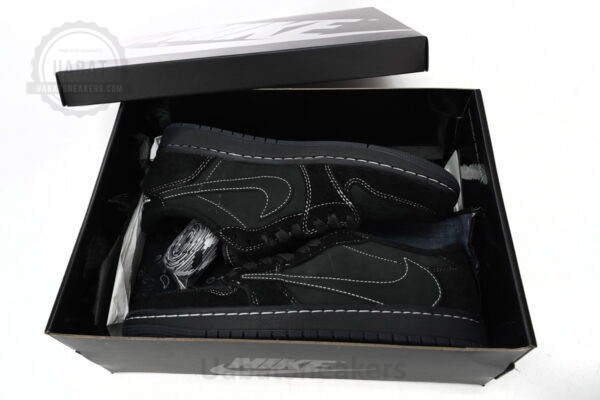 Travis Scott x Air Jordan 1 Low Black Phantom - Image 3
