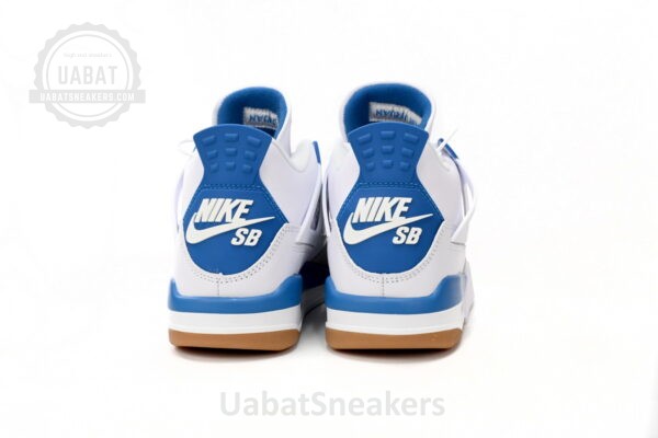 Nike SB x Air Jordan 4 White Blue - Image 7