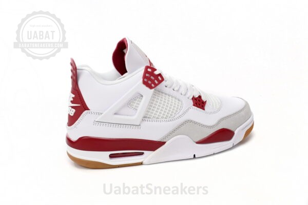 Nike SB x Air Jordan 4 White Red - Image 6